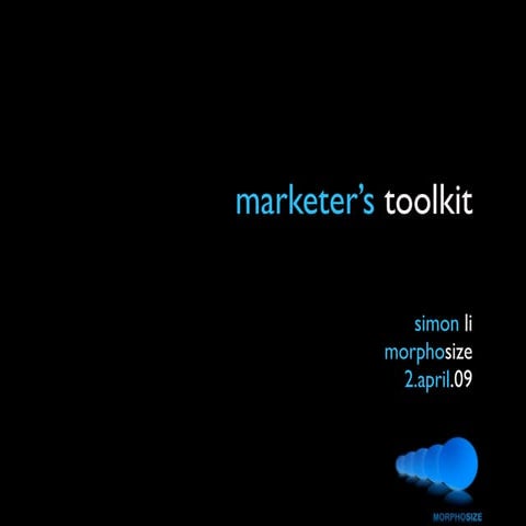 Marketer's Toolkit