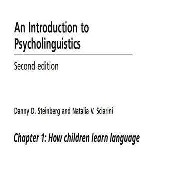 First language acquisition (behaviourism) | PPTX