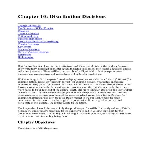 International business notes Chapter 10