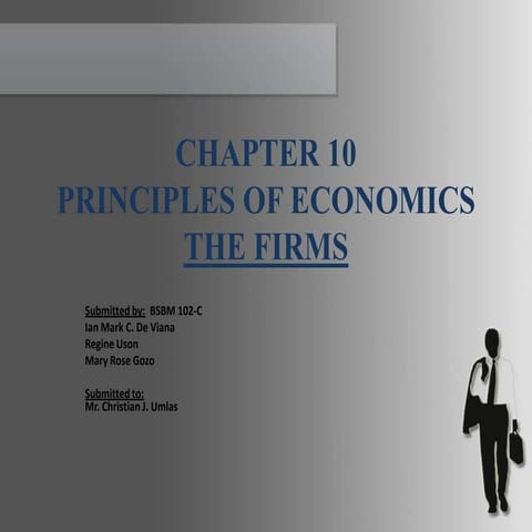 The Firms (Principles of Economics)