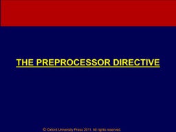 Preprocessor directives in c language | PPT