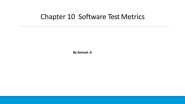 chapter-10.pdf software metrics Bahir dar university
