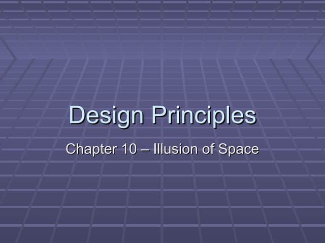 Chapter 10 illusion of space