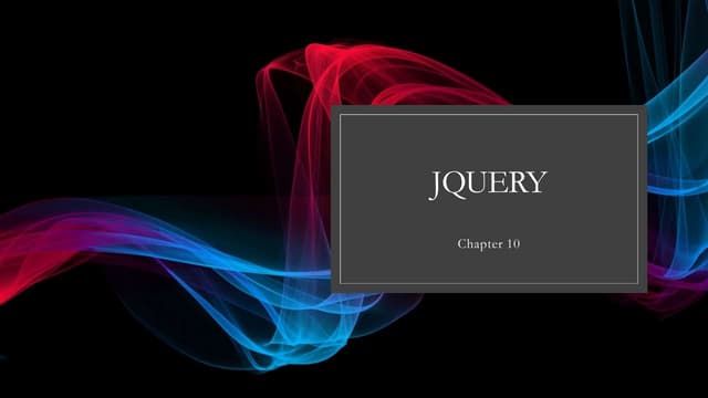 Upstate CSCI 450 jQuery