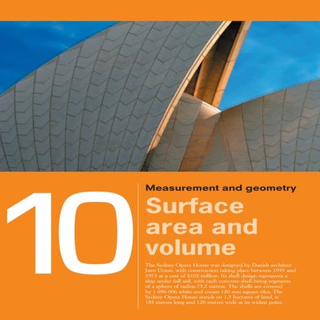 surface area &amp; volume