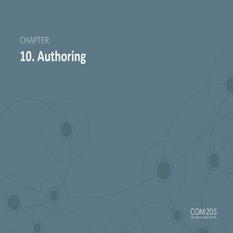 Chapter 10 authoring