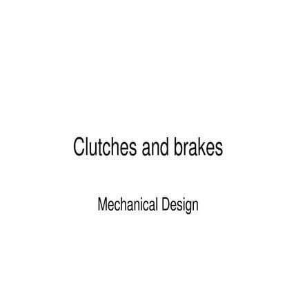 Chapter10 clutches and_brakes