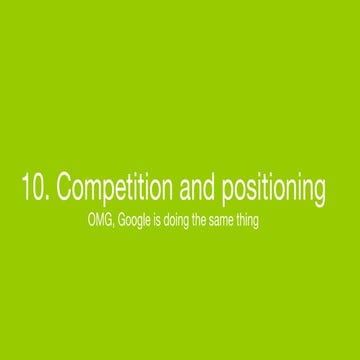 Learnings from founding a Computer Vision startup: Chapter 10: Competition & ...
