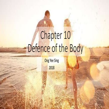 独中高中生物Chapter 10 defence of the body