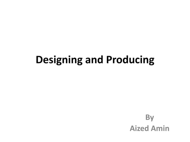 Chapter 10 designing and producing Multimedia