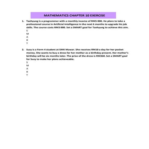   CONSUMER'S MATHEMATICS : FINANCIAL MANAGEMENT PROCESS