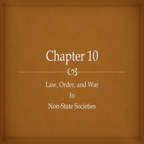 Human Cultures:  Chapter 10 presentation