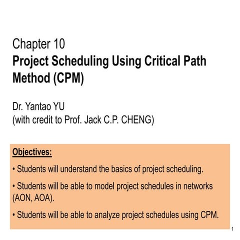 Chapter 10_Project Scheduling Using Critical Path Method (CPM).pdf ...