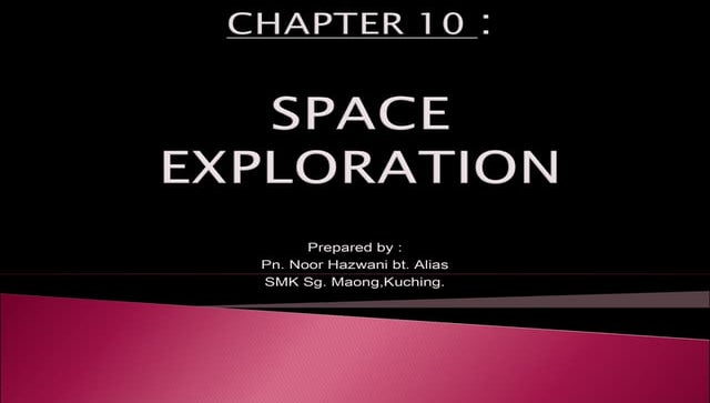 Chapter 10 space exploration