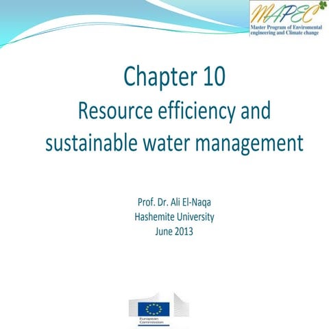 Chapter 10 water efficiency