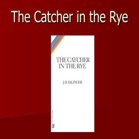 Catcher in the Rye Chapter 12 | PPT