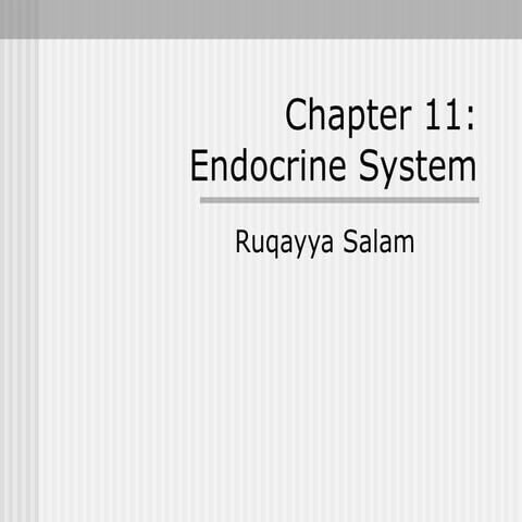 Chapter 11 | PPT