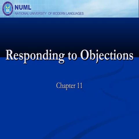 Personal Selling: Chapter 11