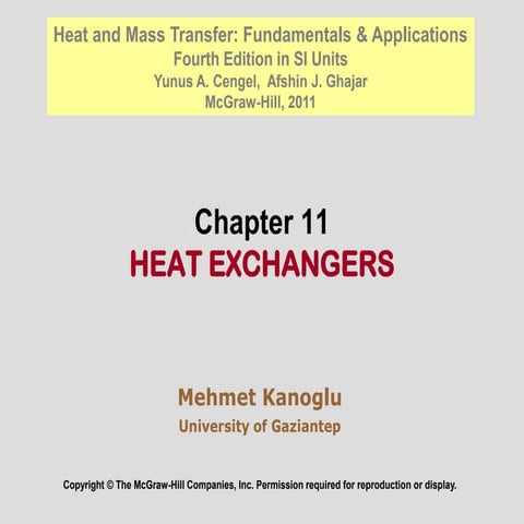 Heat Exchanger Analysis by NTU Method - Basics | PDF