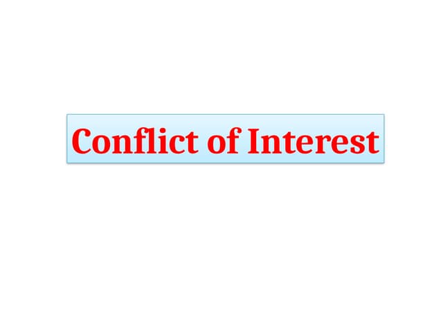 Chapter 11 Conflict of Interest.....pptx