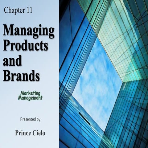 Product Life Cycle (Managing Products and Brands)