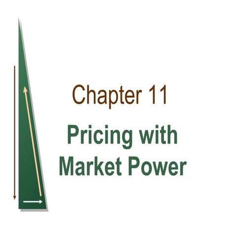 Chapter 11 pricing with market power