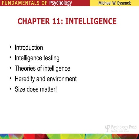 Chapter 11 pwrpt intelligence