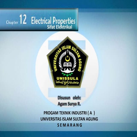 Chapter 12. electrical properties , William D.Callister