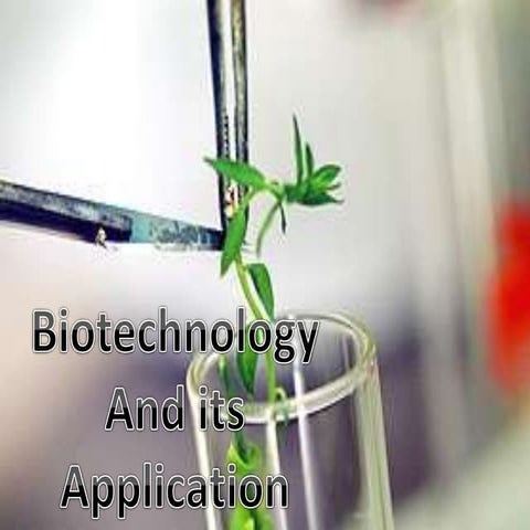 Chapter 12. biotechnology and its application2014 by mohanbio