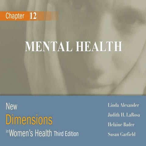 mental health New Dimensions Womens Health | PPT