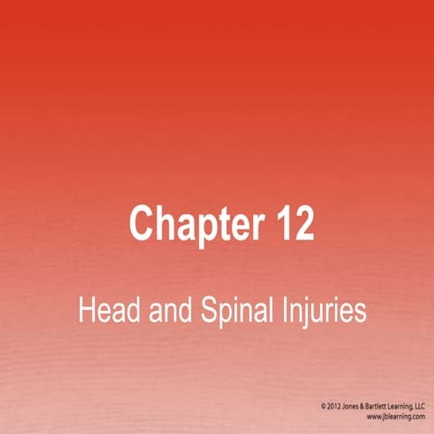 Chapter 12 Head and Spinal Injuries