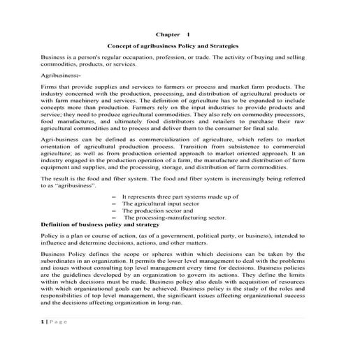 Chapter 1 & 2 agribusiness policy.dEVEocx