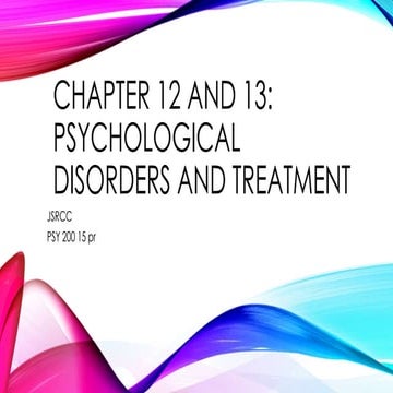 Chapter 12 and 13