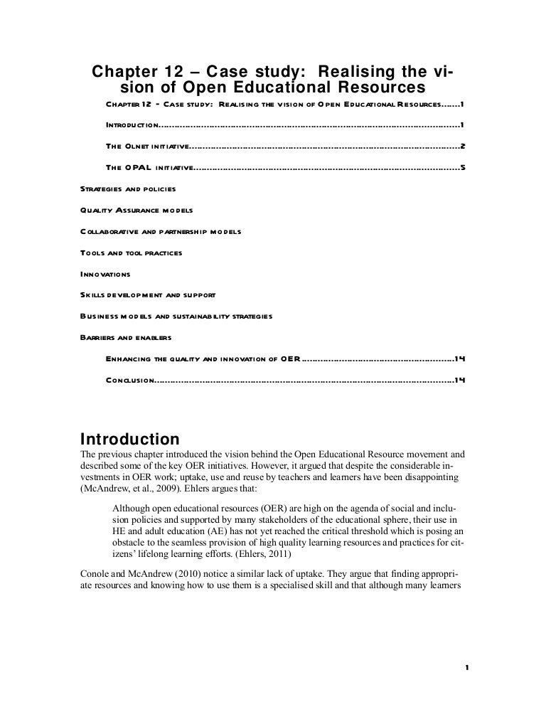Chapter 12 Case Study Realising The Vision Of Oer