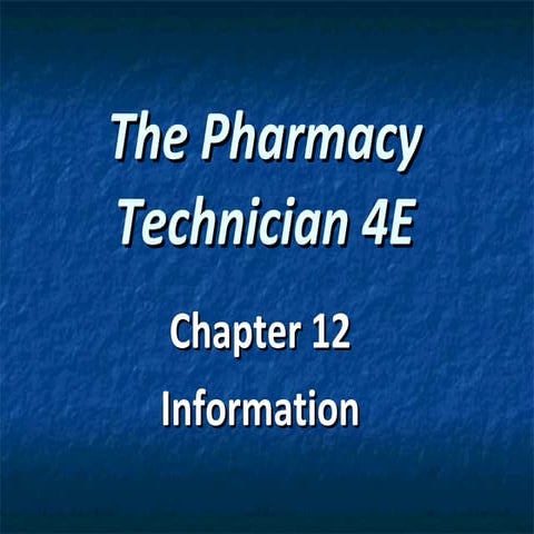 Chapter 12 information