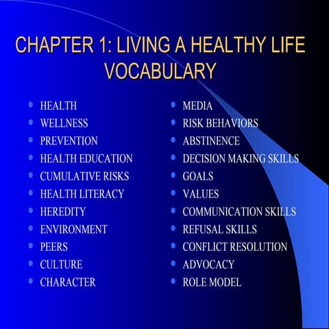 Health and Well being for kids aged 10-13 | PPTX