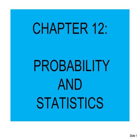 Chapter 12 Probability and Statistics.ppt