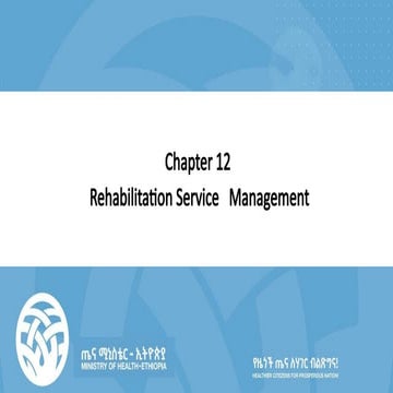 Chapter 12 Rehabilitation power point presentation