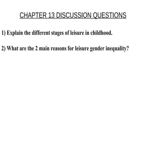 Chapter 13 | PPT