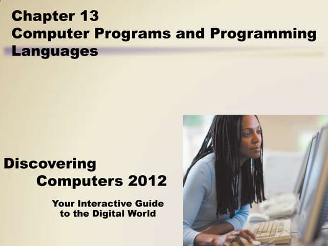 CH13-Computer Programs and Programming Languages