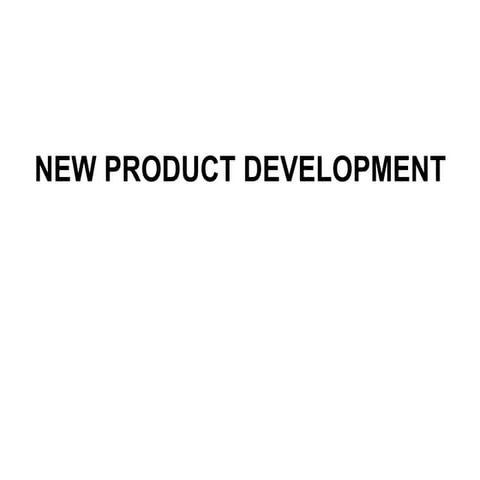Chapter 13. new product development