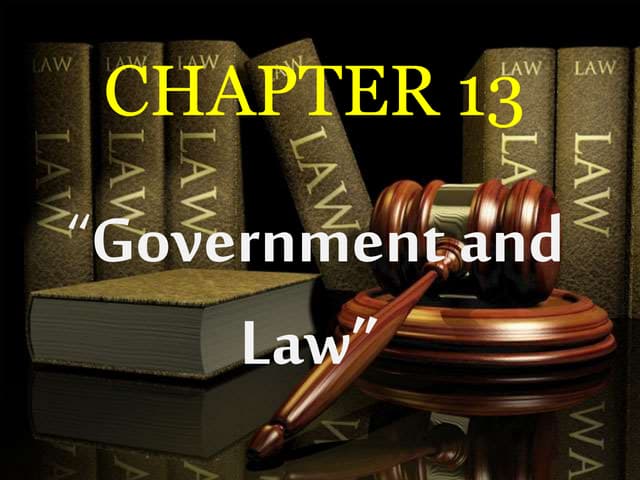 Introduction to Law & Government
