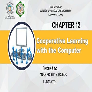 Chapter 13 cooperative learning with the computer toledo anna kristine