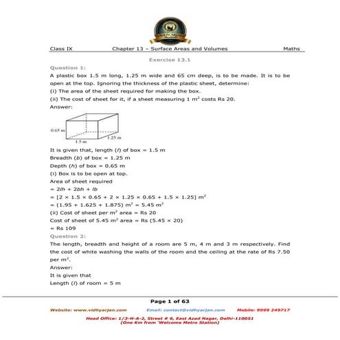 surface_areas_and_volumes