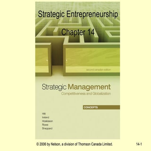 Chapter 14 | PPT | Startups | Business