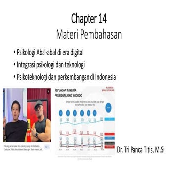 Chapter 14 Psikologi Media dan Ruang Maya