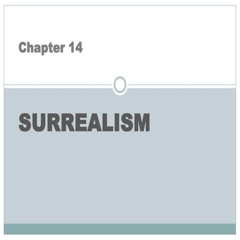 Chapter 14    surrealism