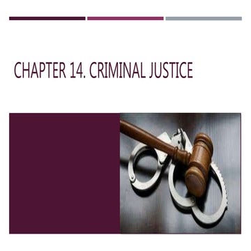 Chapter 14 criminal justice | PPT