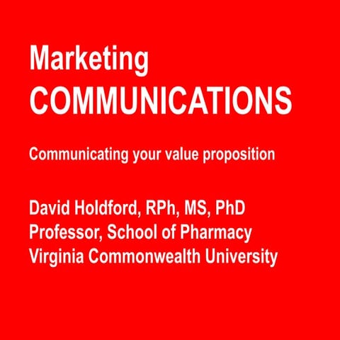 Chapter 14 marketing communication