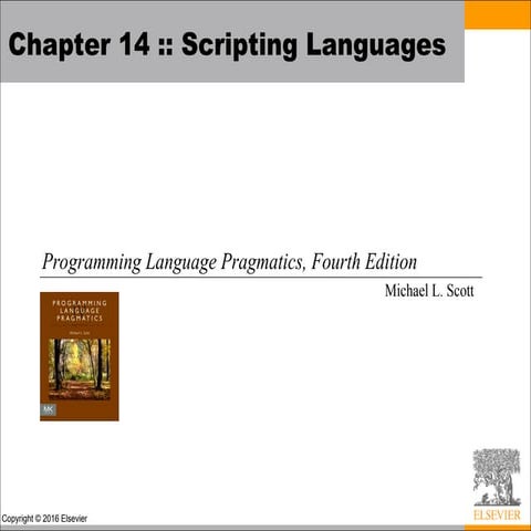 Chapter14_Scripting_Languages_4e.power point presentation | PPT